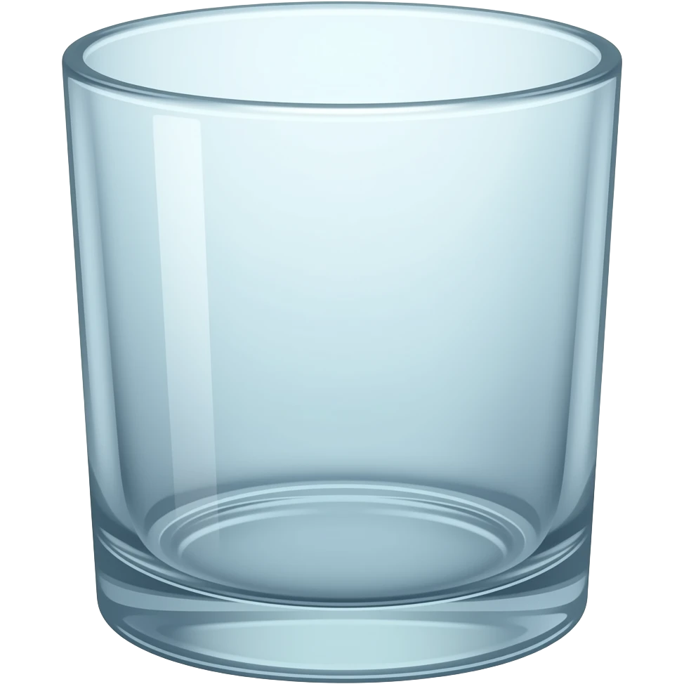 Empty big waterGlas with Big dotts transparent emoji