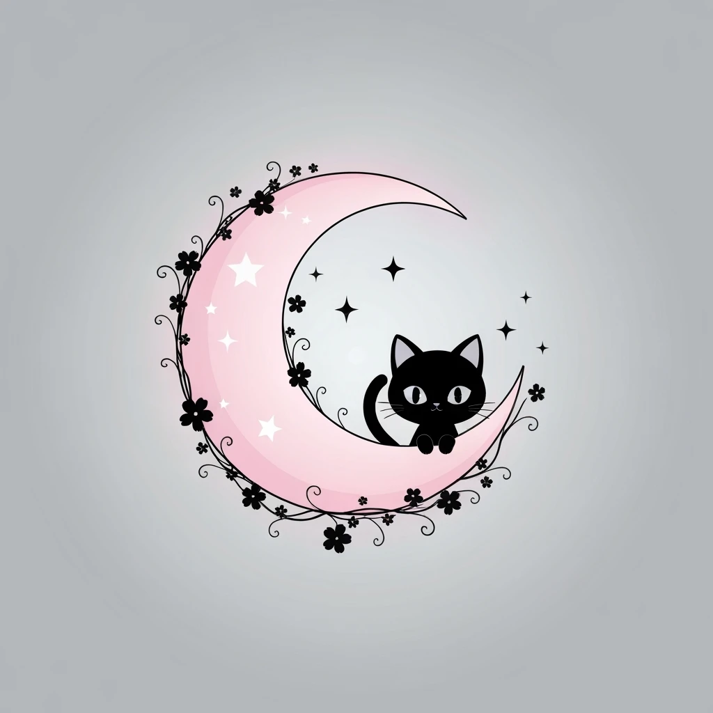 goth banner, cute, expressive, minimal, no text, variation 3 emoji