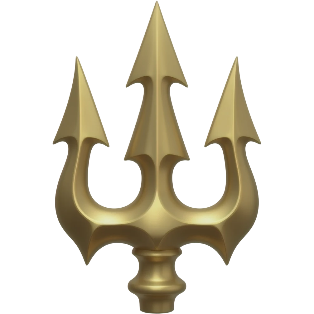 Trishul Trident full emoji stright emoji