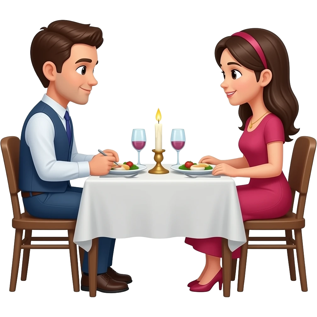 romantic date emoji
