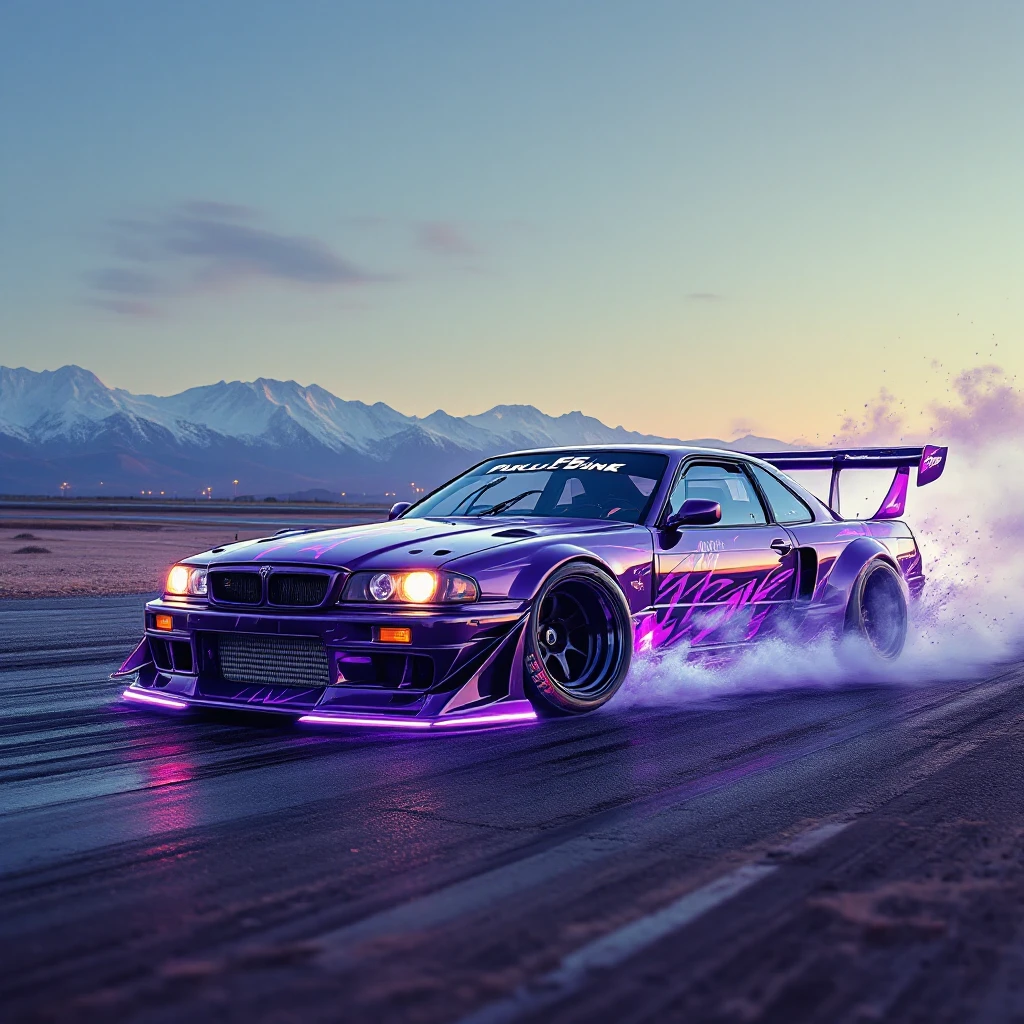 japanese purple wave phonk car drifting emoji