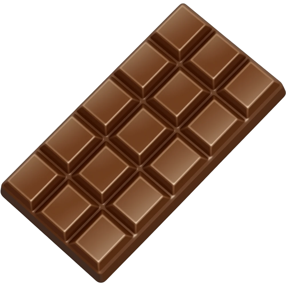 Bar of Chocolat emoji