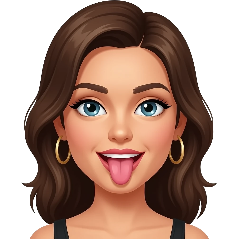 A tung licking vagina emoji