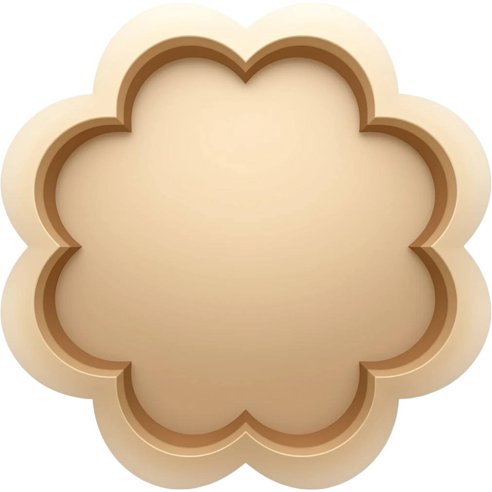 Can u give me a brown, flower type frame? Only frame! emoji