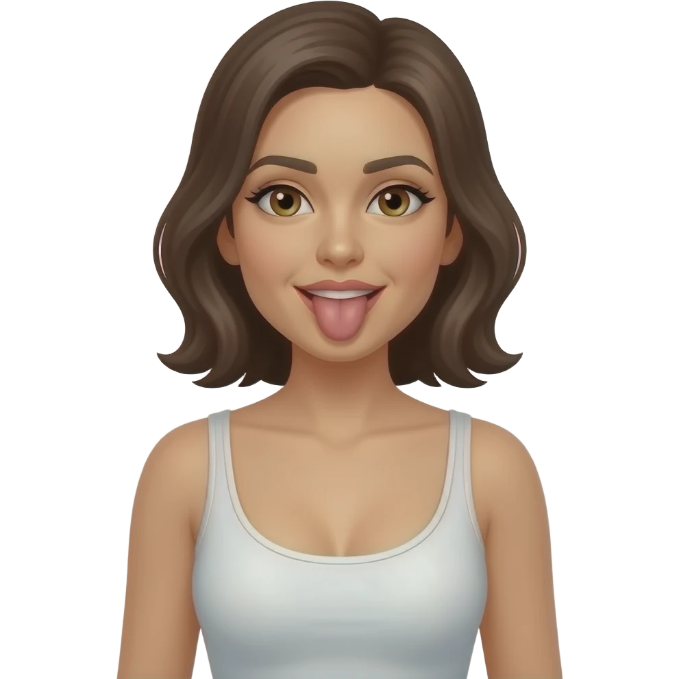 Breast licking emoji