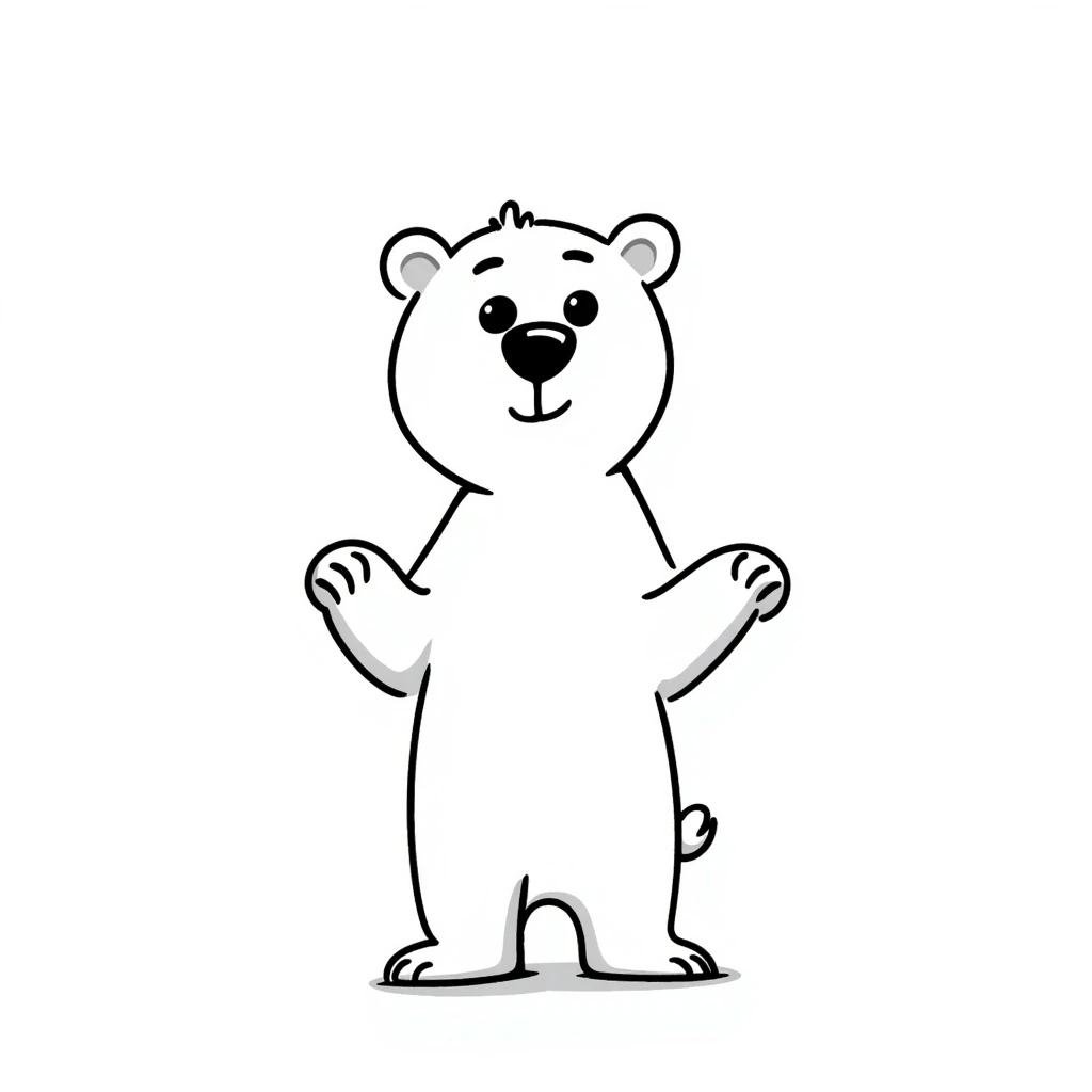 Polar bear emoji