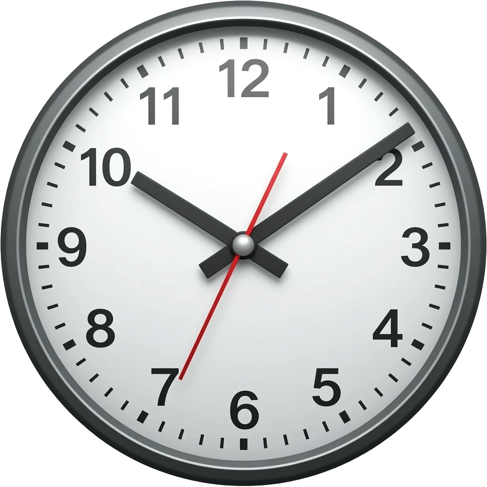 hazme un reloj de paret grande emoji