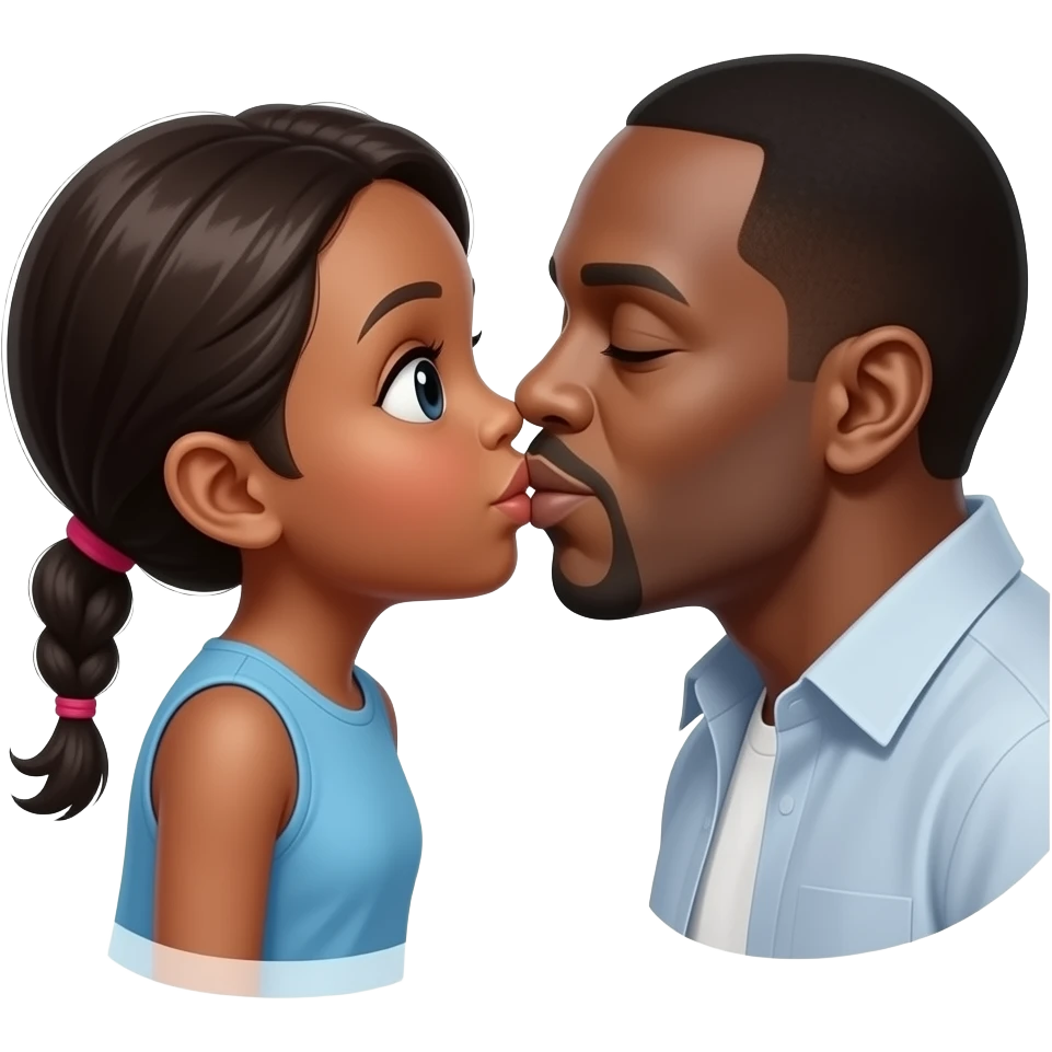 P Diddy kissing kids emoji