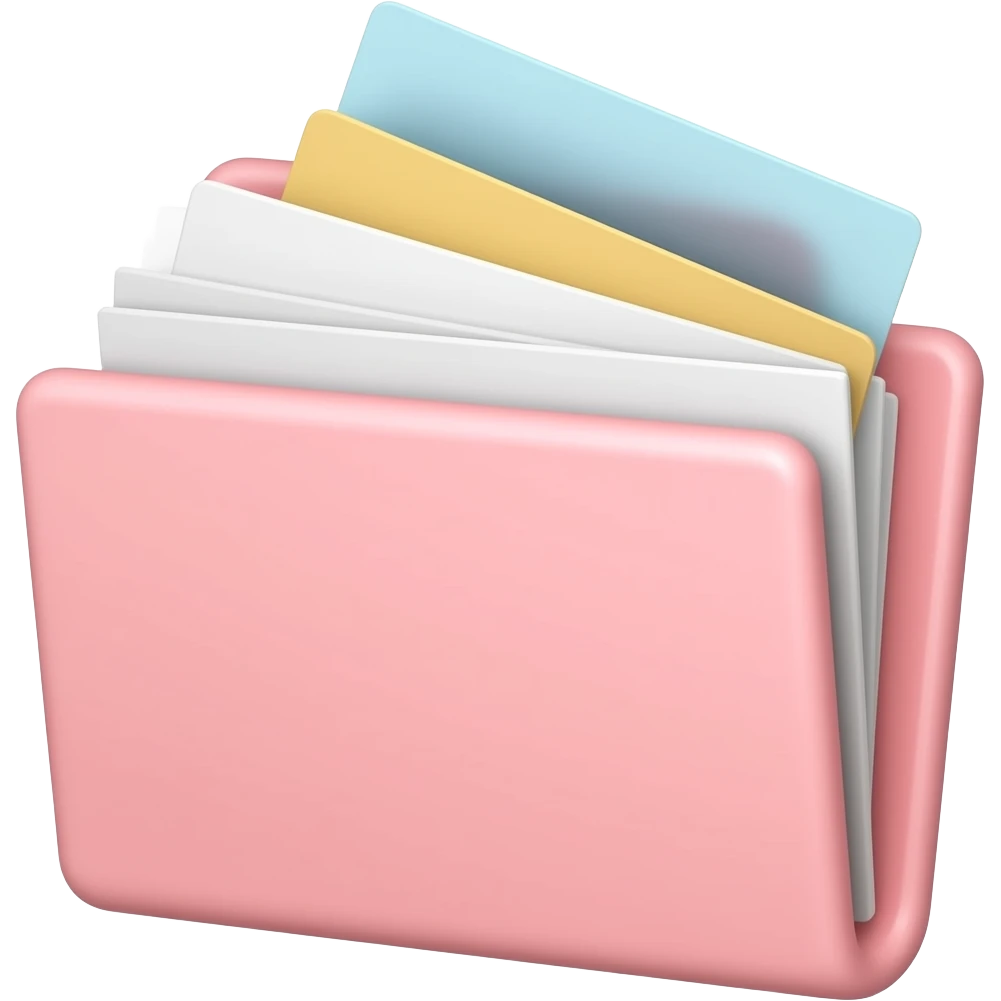 junk files light pale pink folder emoji