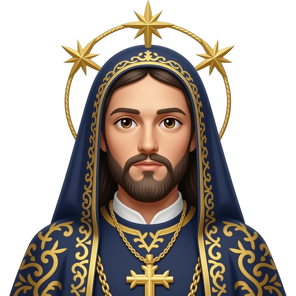 semana santa nazareno con caperuzo emoji