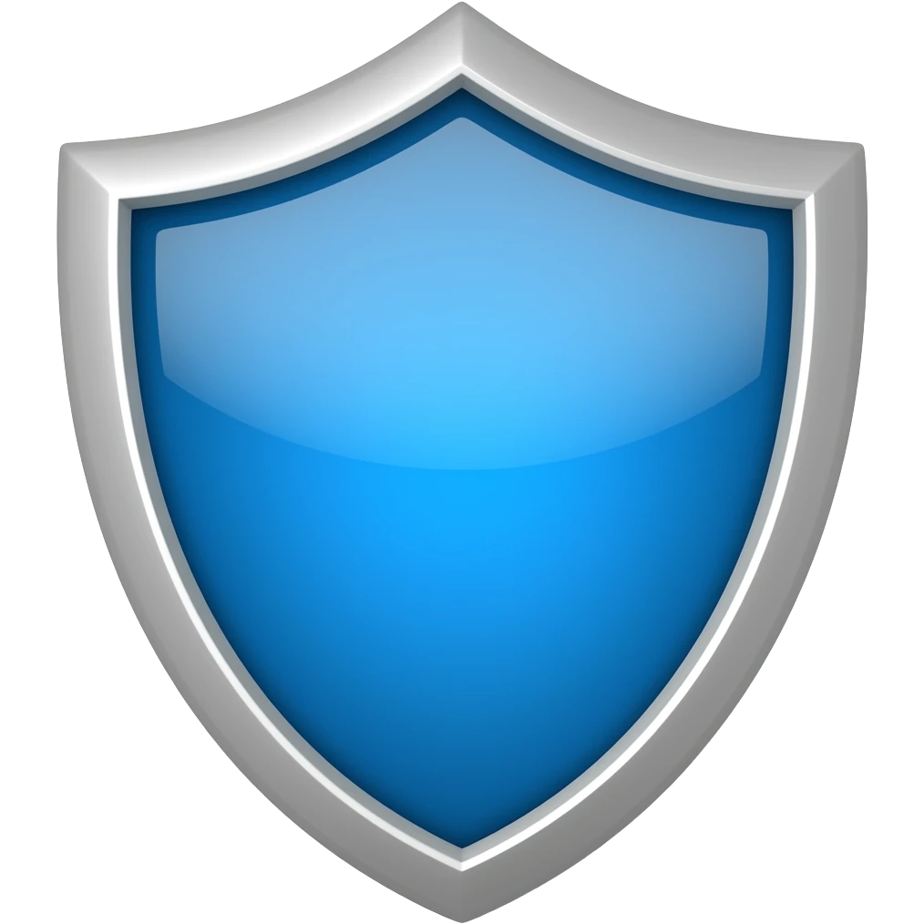 blue shield emoji