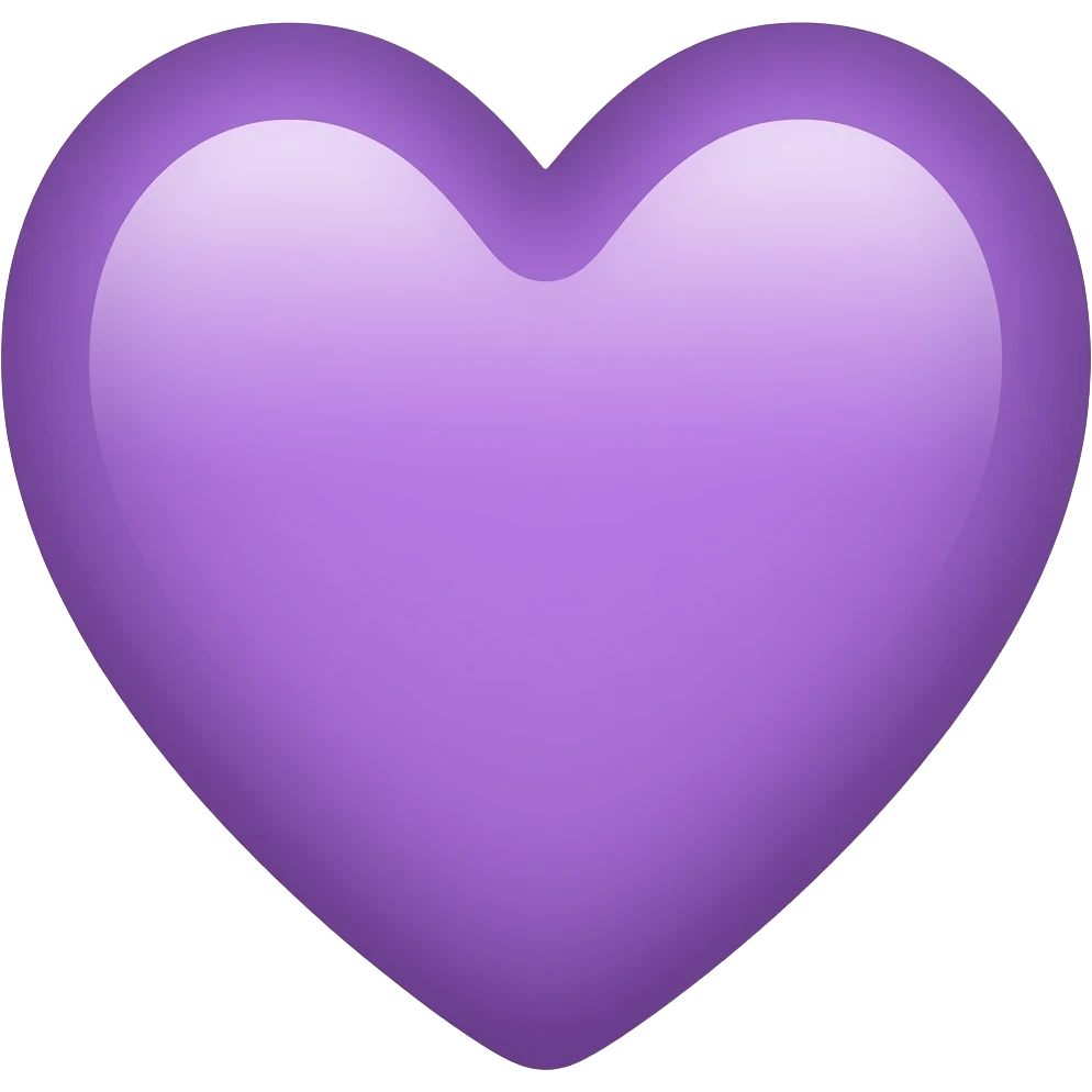 Light Purple Heart emoji