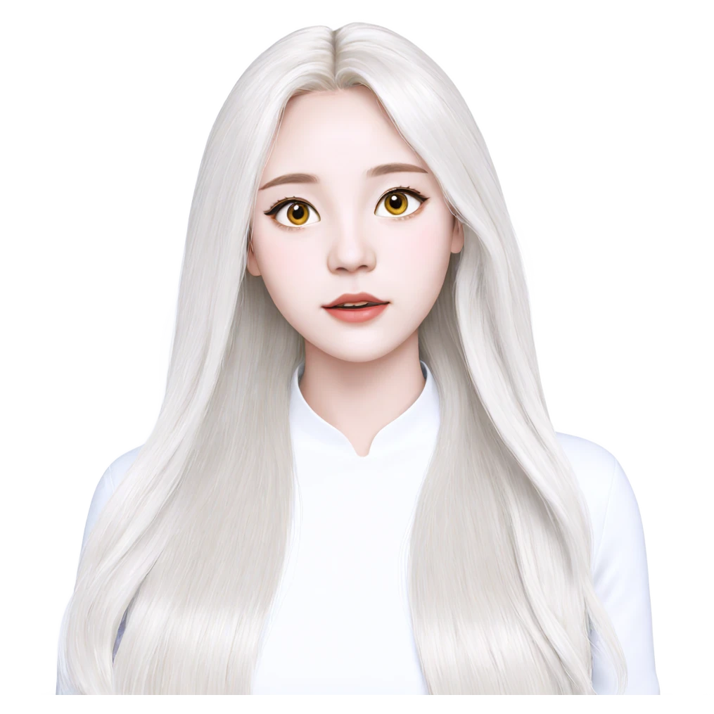 blonde girl with long hair emoji