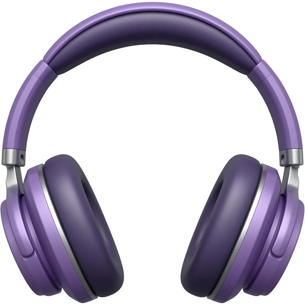 Purple 🎧 emoji