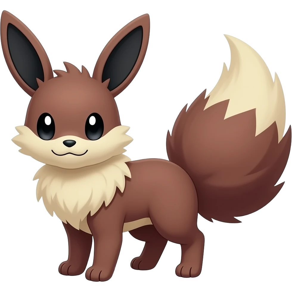Dark Brownish red soft natural realistic romantic vintage antique divine beautiful elegant pretty precious cute young youthful Fakémon-Pokémon-alien-Furret-feline-rodent-hybrid-creature (full body) emoji