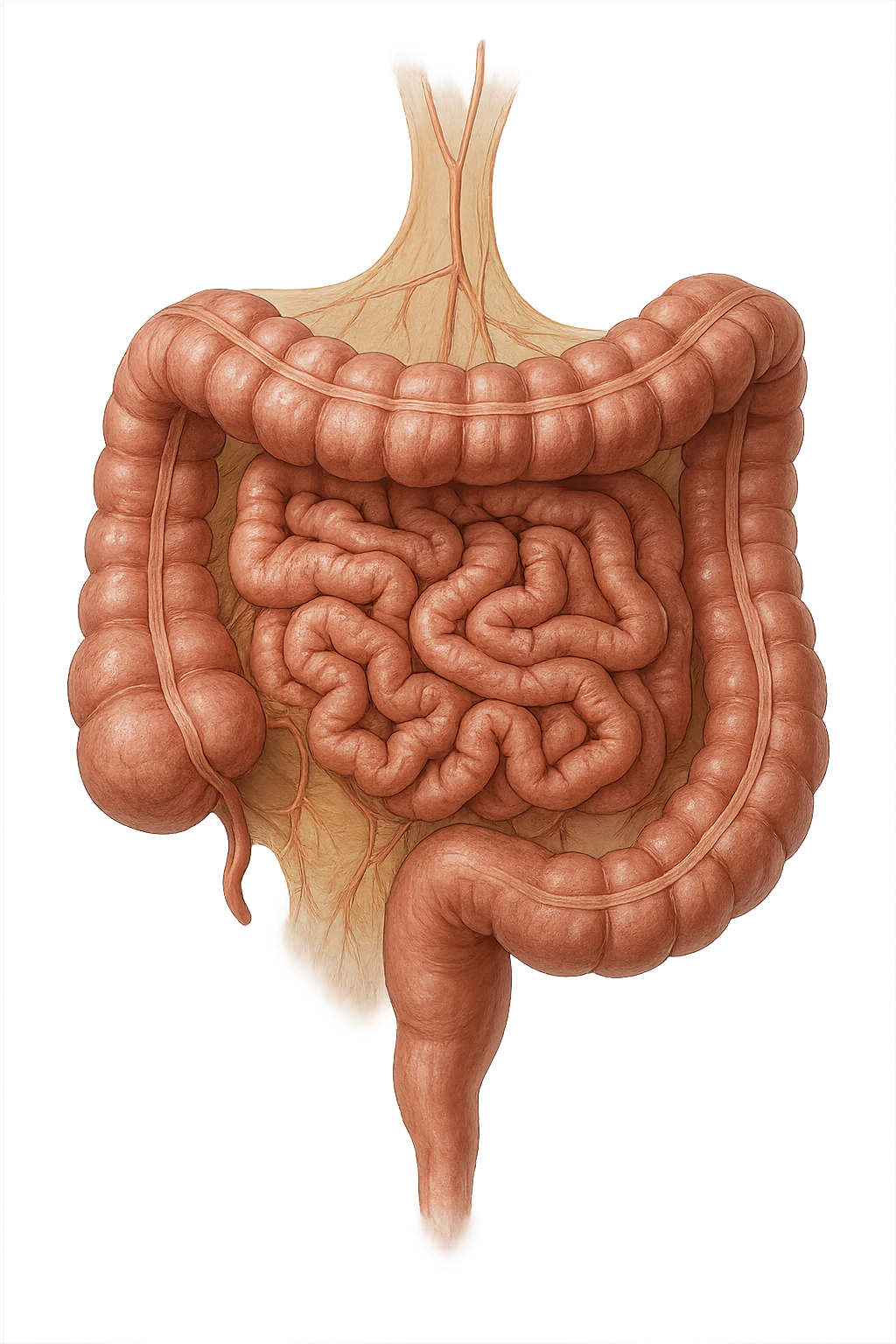 intestino umano anatomico realistico emoji