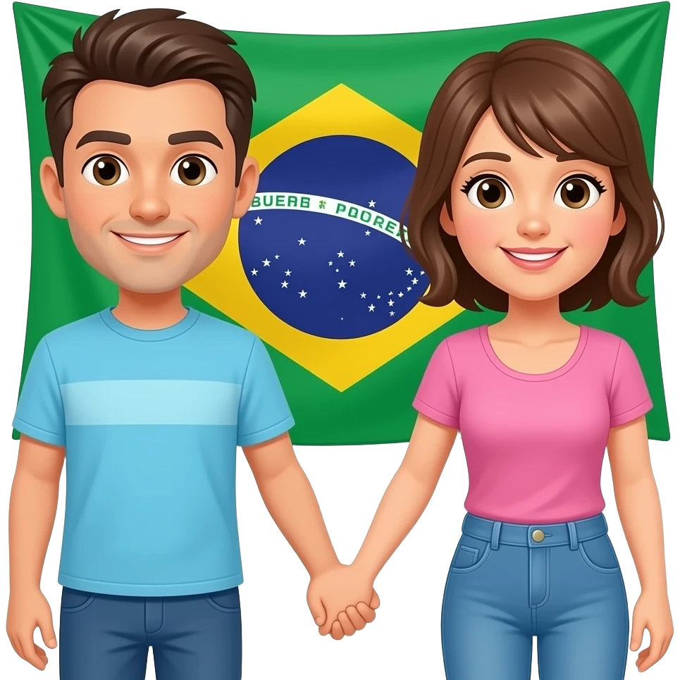 👨‍❤️‍👨+  🇧🇷 = gay emoji