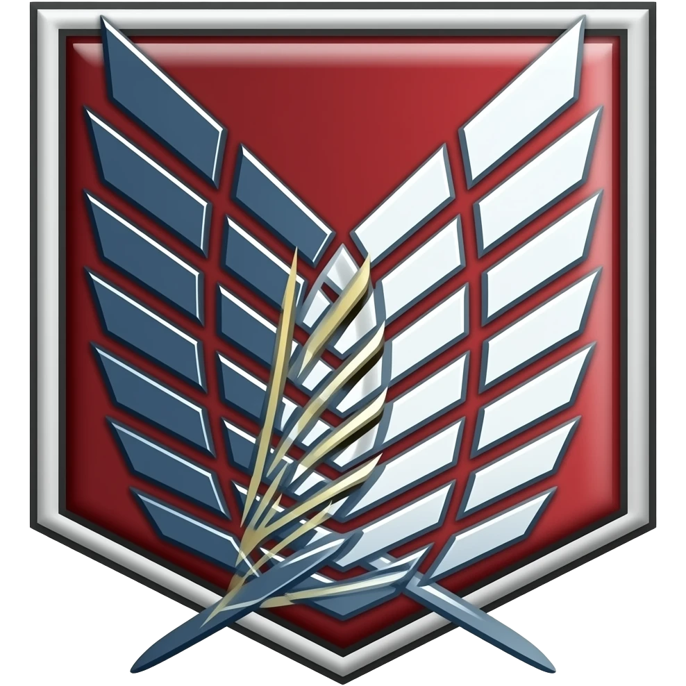 Attack on titan scouts symbol emoji