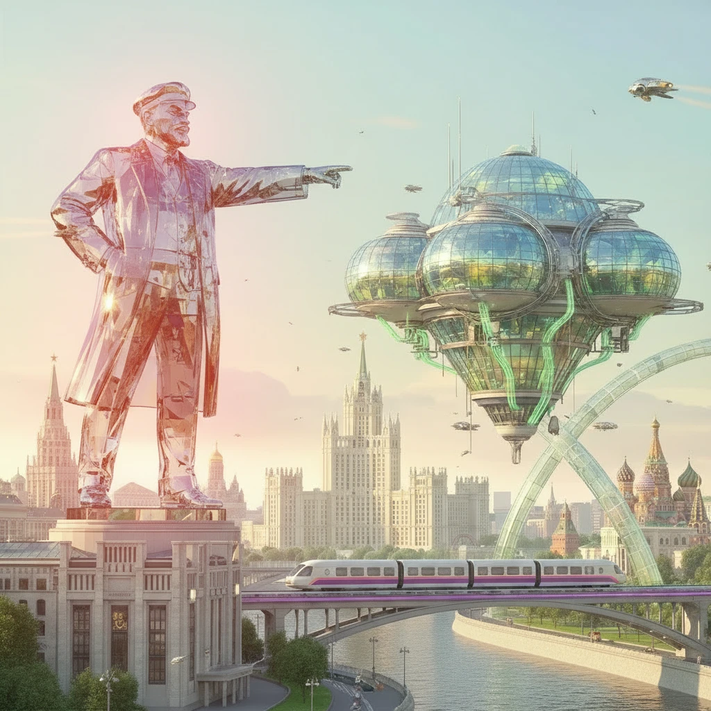 Добавь красную подсветку фигуре Ленина

Остальное оставь без изменений emoji