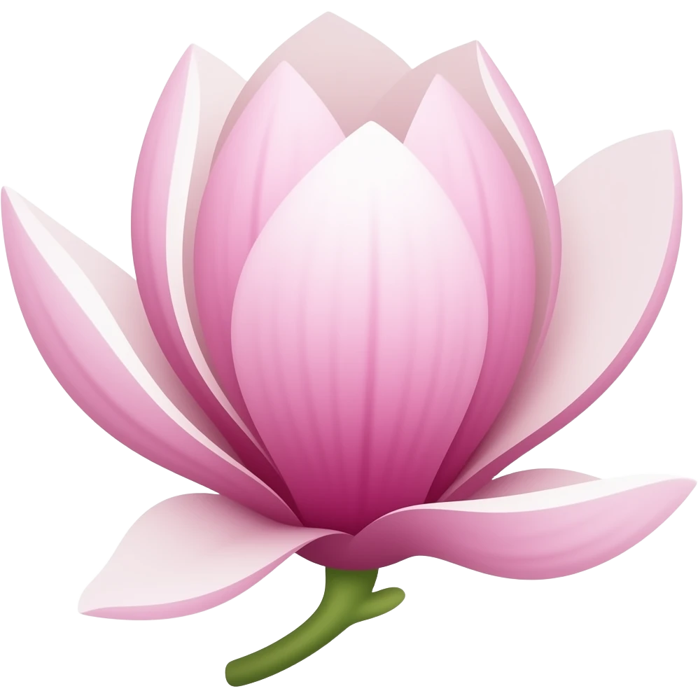 Magnolia flower emoji pink emoji