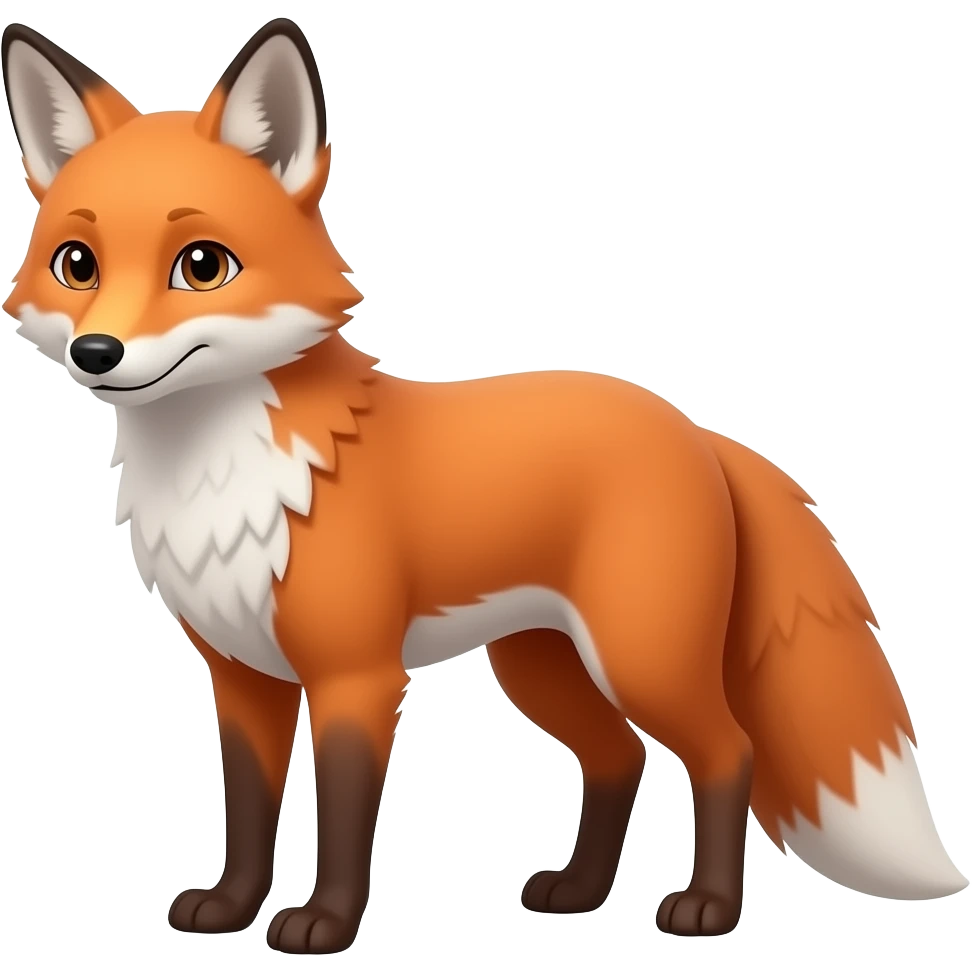 alien fox emoji