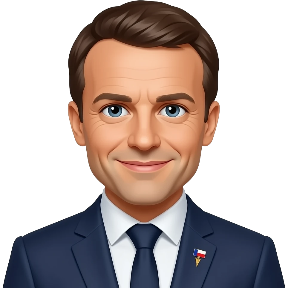 Emanuel Macron emoji