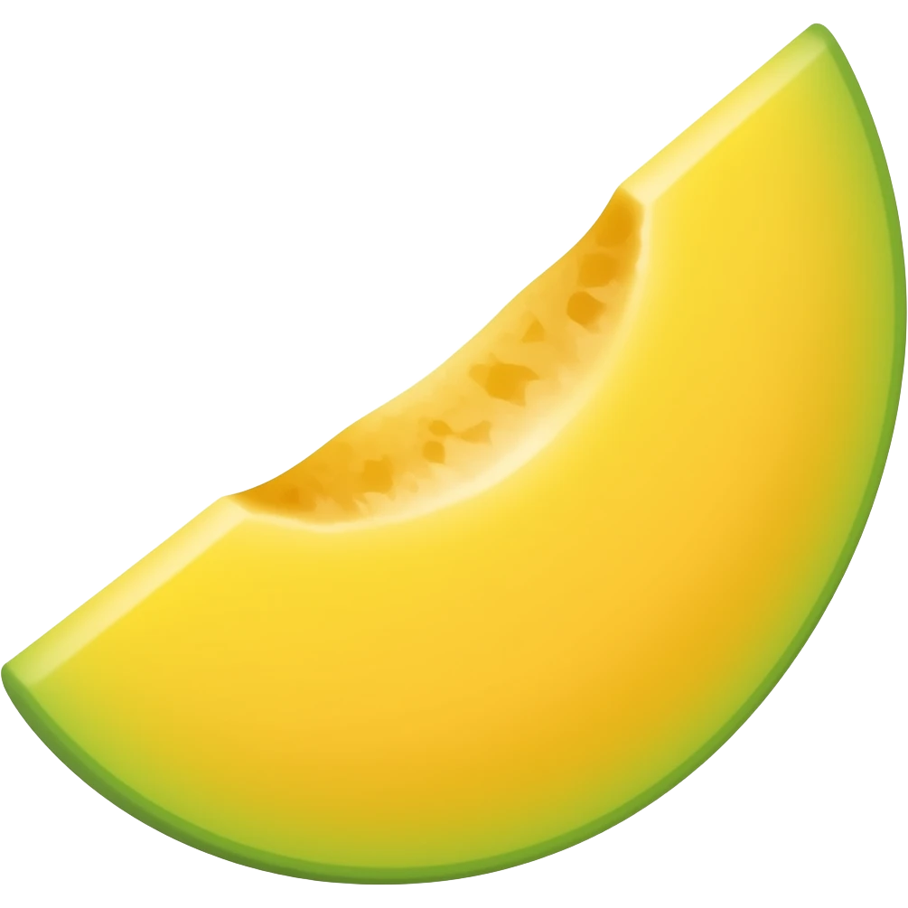 Mango slice emoji
