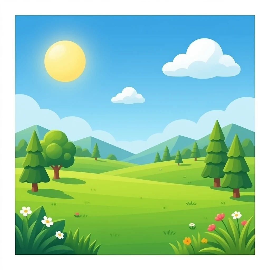 clearing of grass emoji