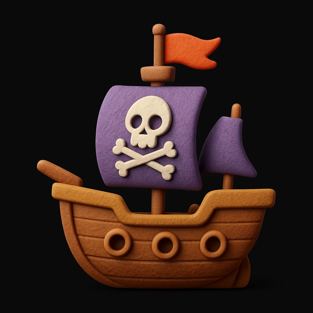 pirate ship emoji