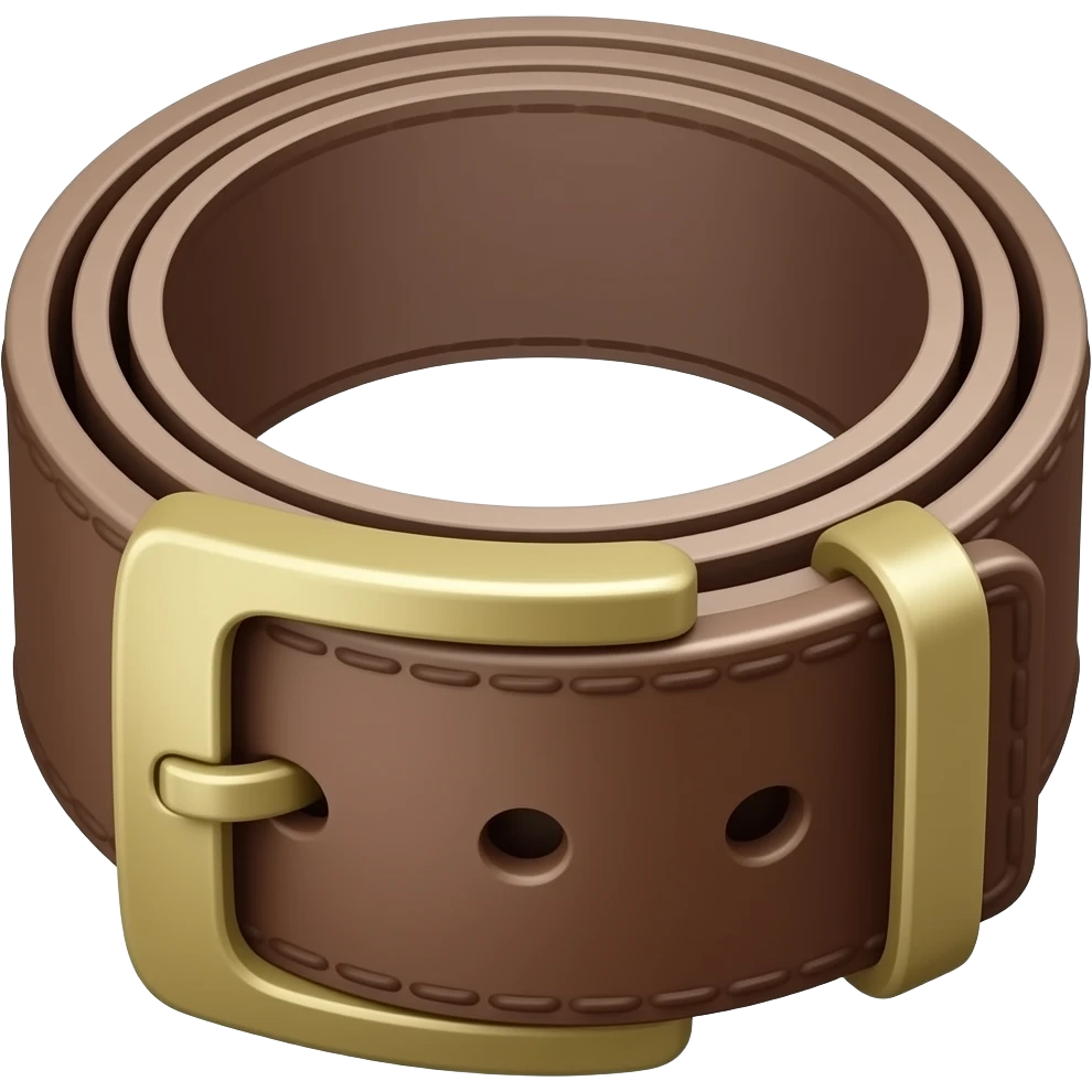 stylish design belt emoji