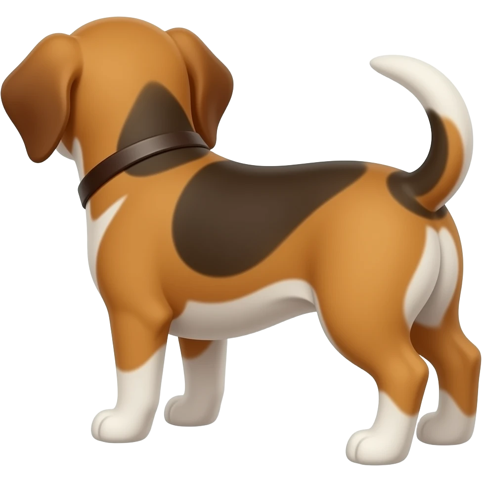 close-up of a dog's back emoji