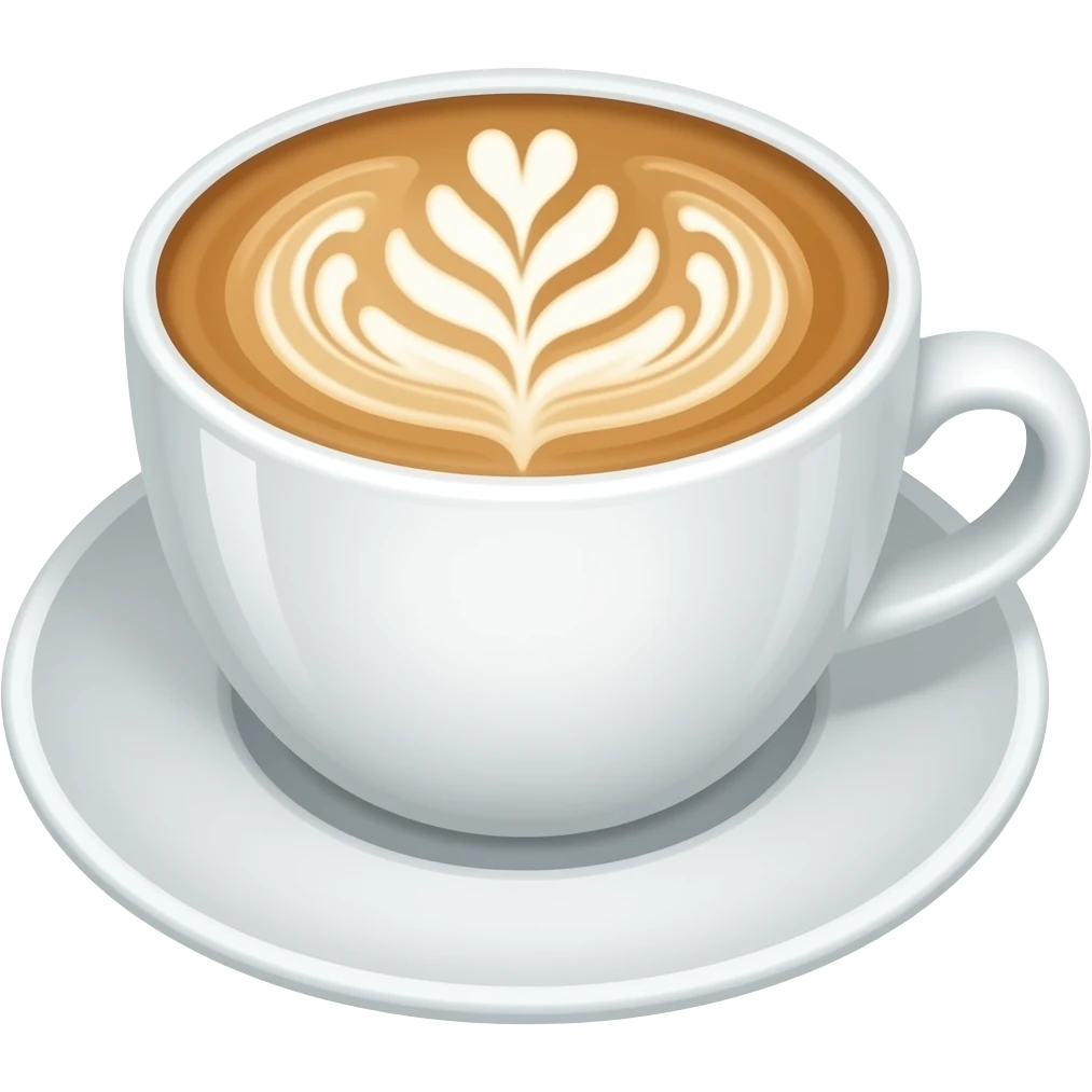 flat white coffee emoji