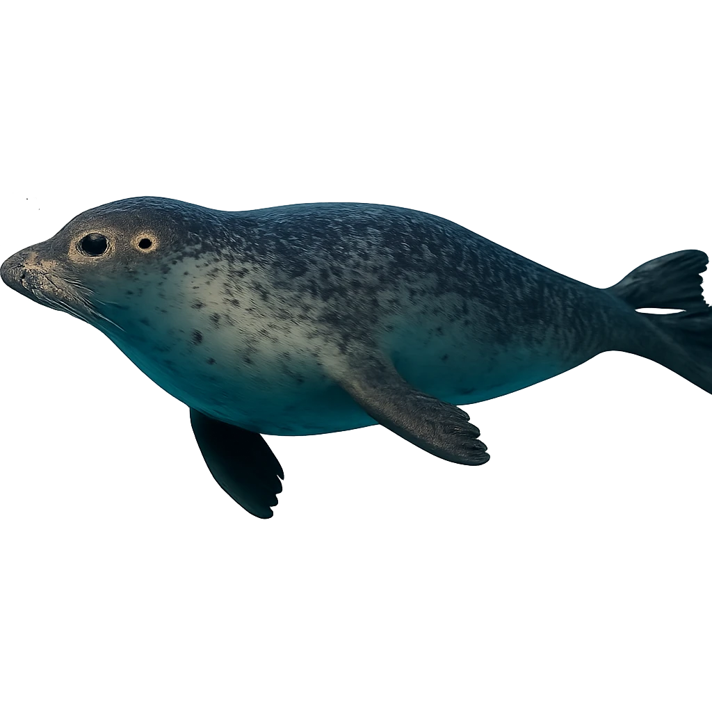 seal swimming underwater emoji