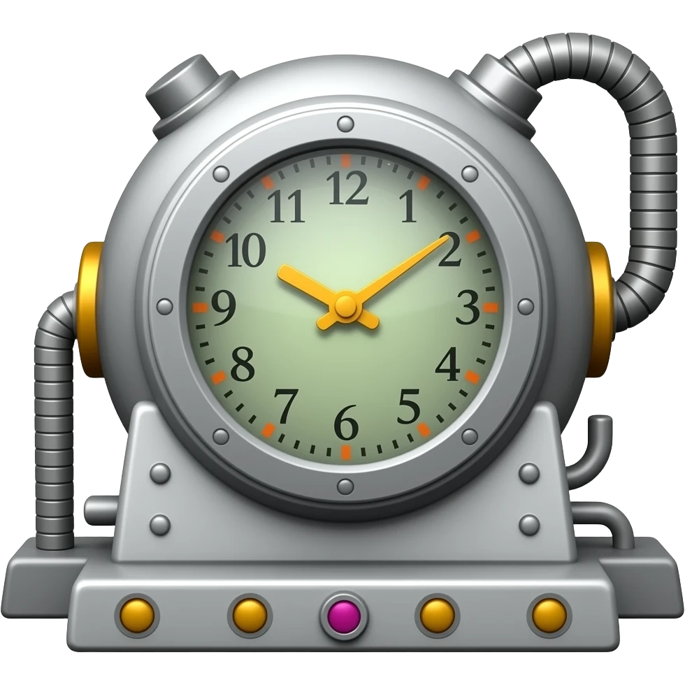 maquina del tiempo de ficcion emoji