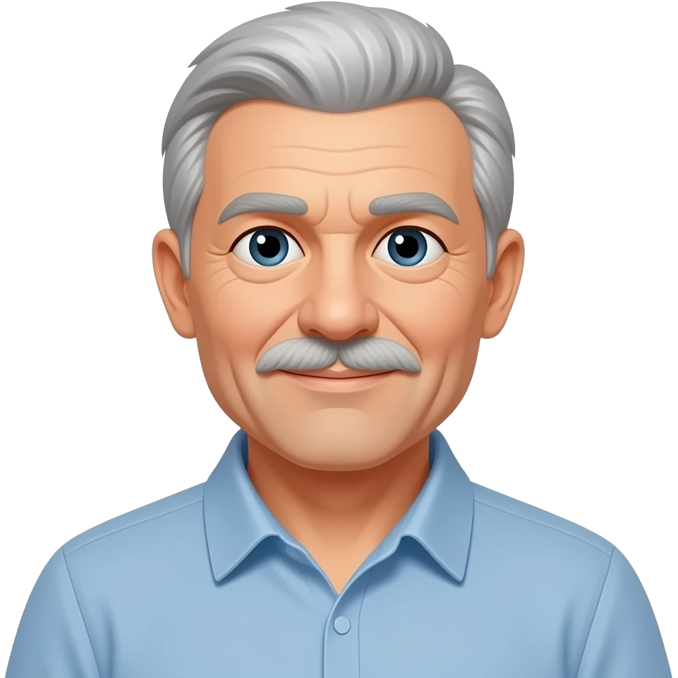 no beard, no mustache 72-year-old man and figs emoji