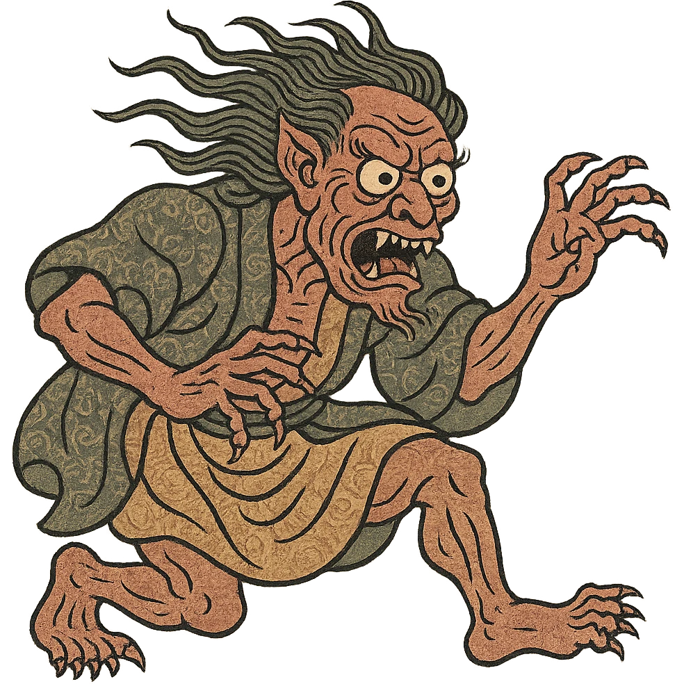 Dybbuk on transparent background emoji