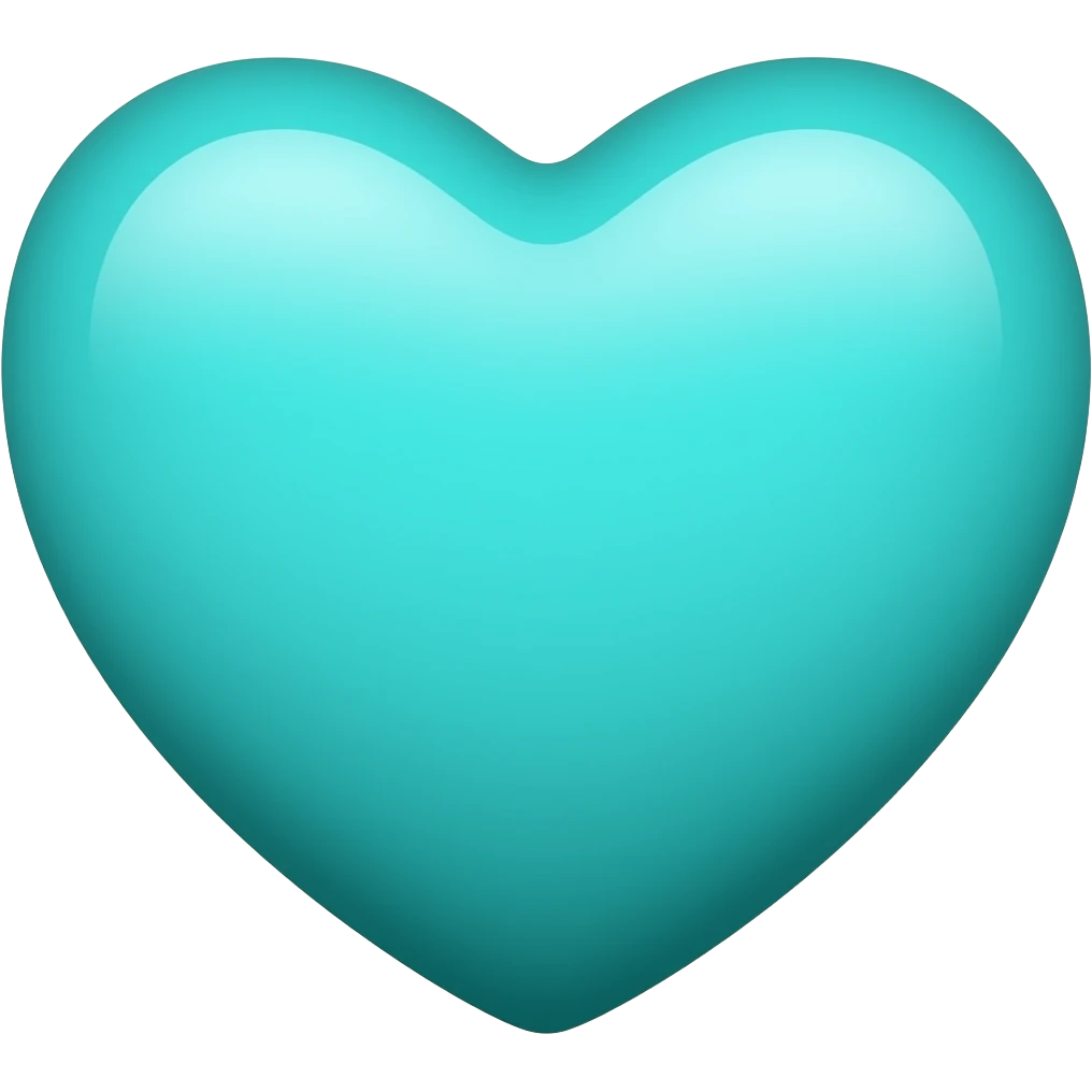 generate the turquoise heart emoji emoji