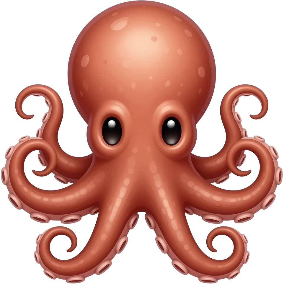octopus, realistic emoji