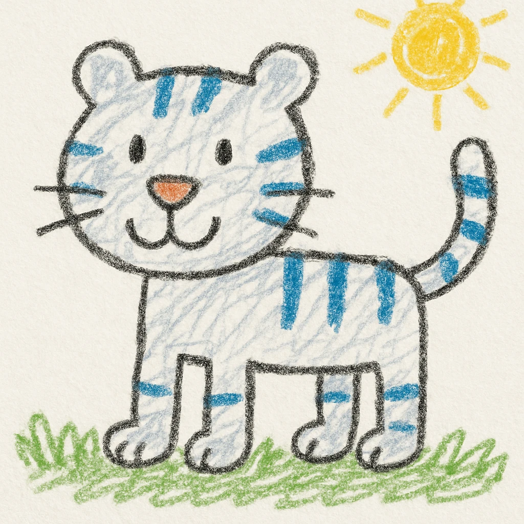 White Tiger emoji