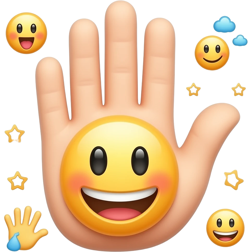 Blaise palm relates emojis emoji