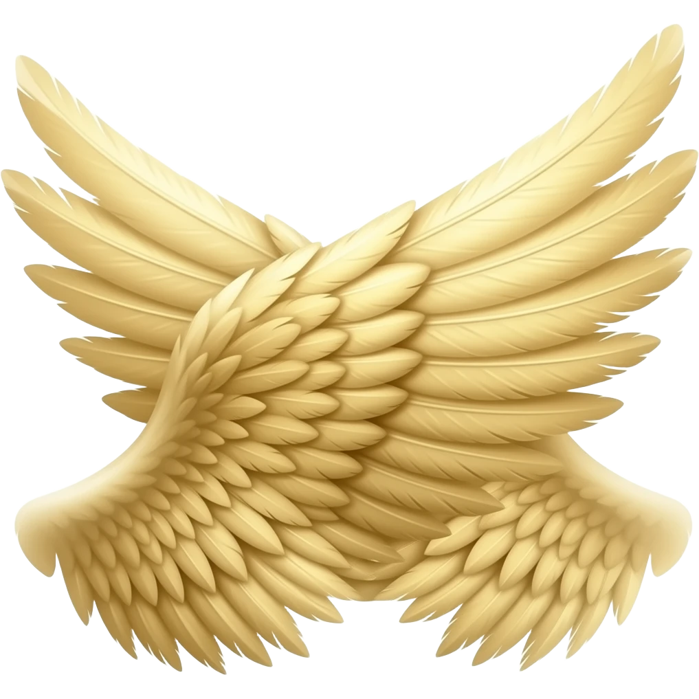 Aile droite d’ange emoji