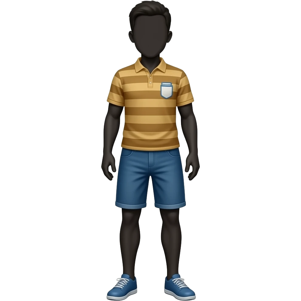 Faça uma sombra de corpo inteiro emoji