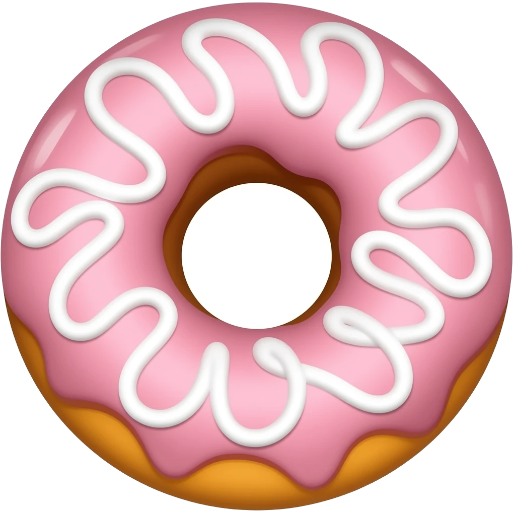 long john donut emoji