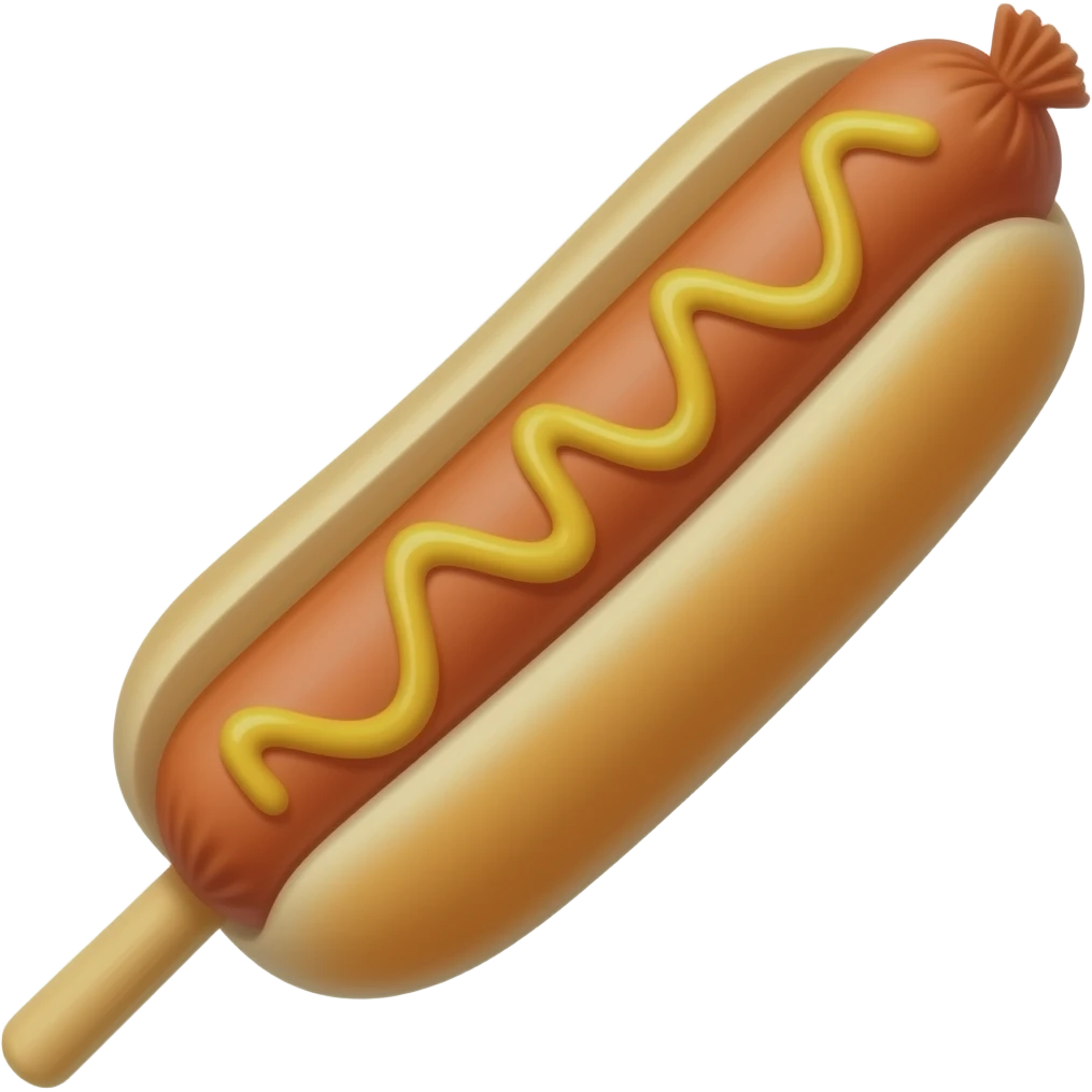 corn dog on a stick emoji