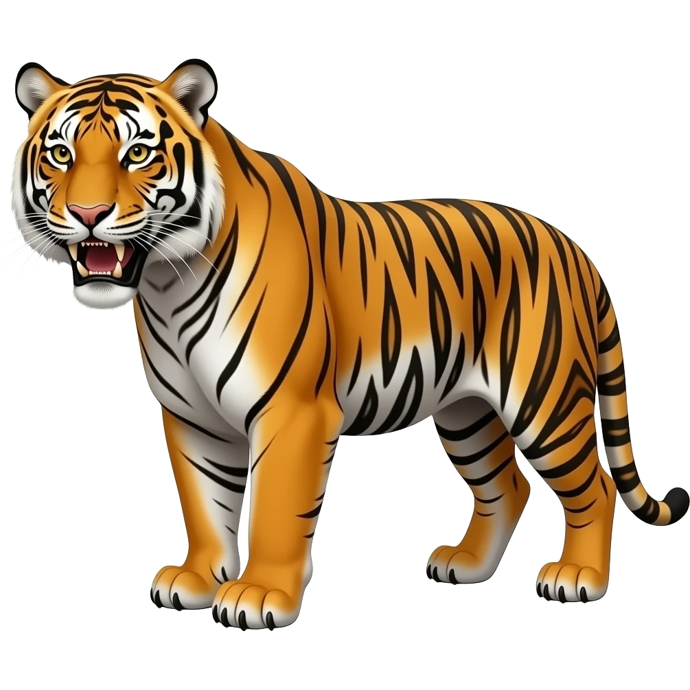tigre à dents de sabre emoji