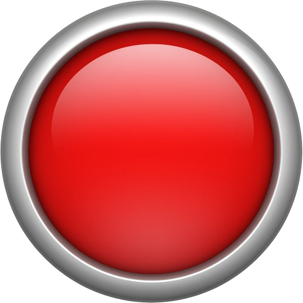 czerwony guzik emoji