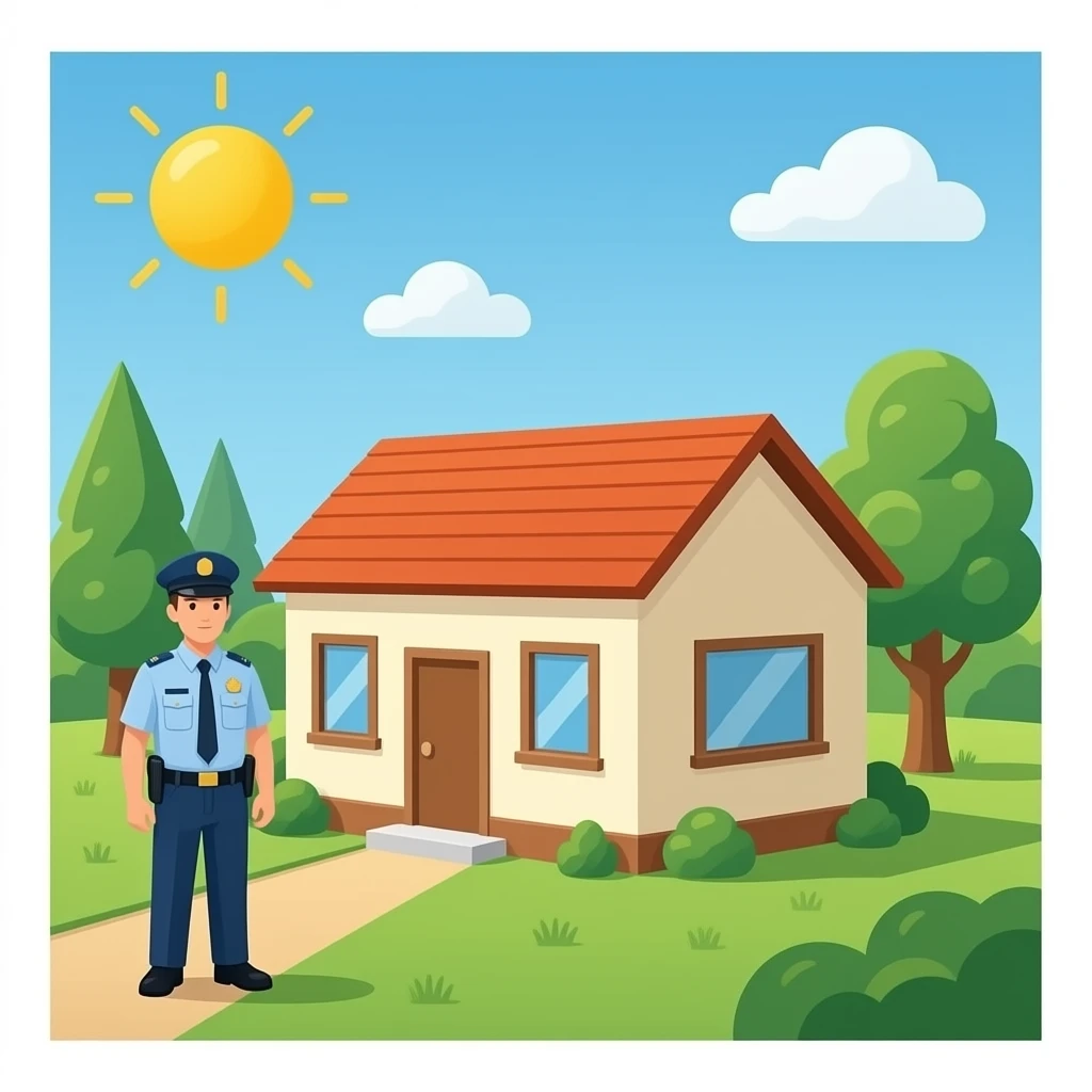vivienda basica para personal de seguridad emoji