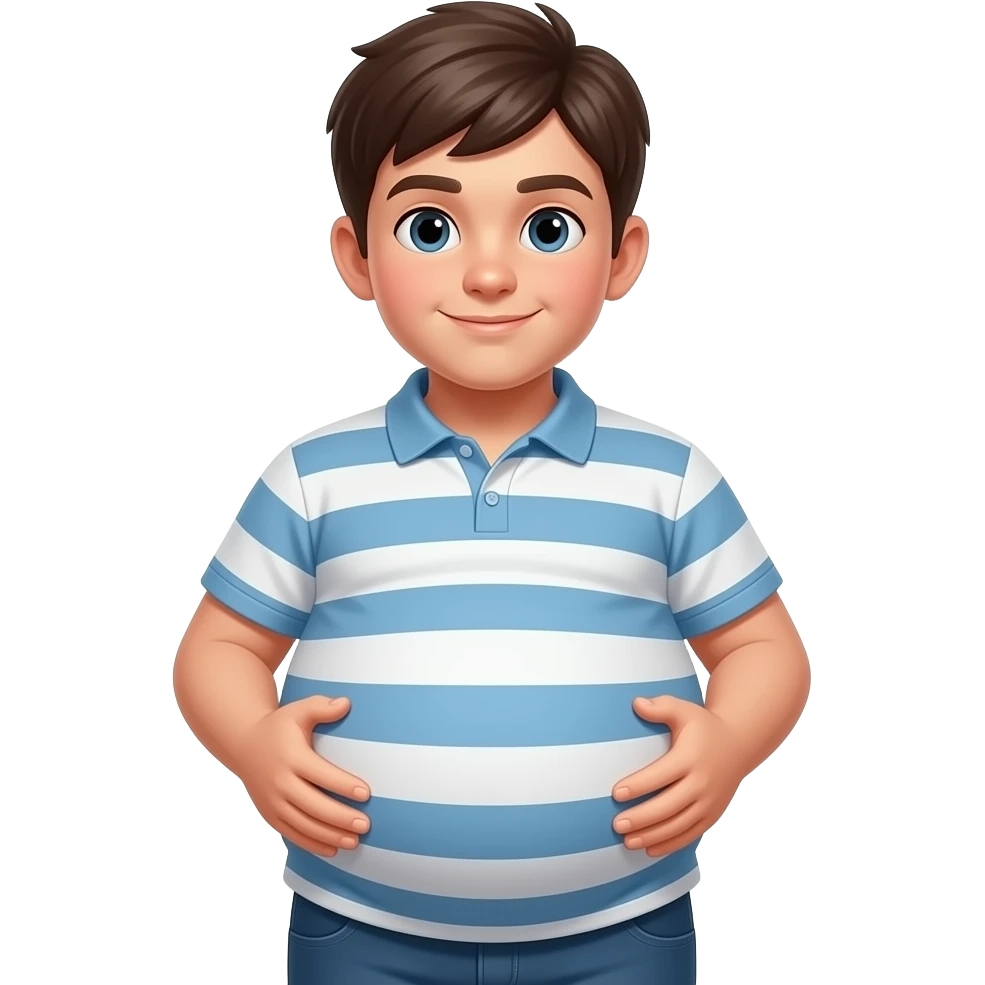 Zrób chłopak 13 latek bardzo ogromnym brzuchem emoji