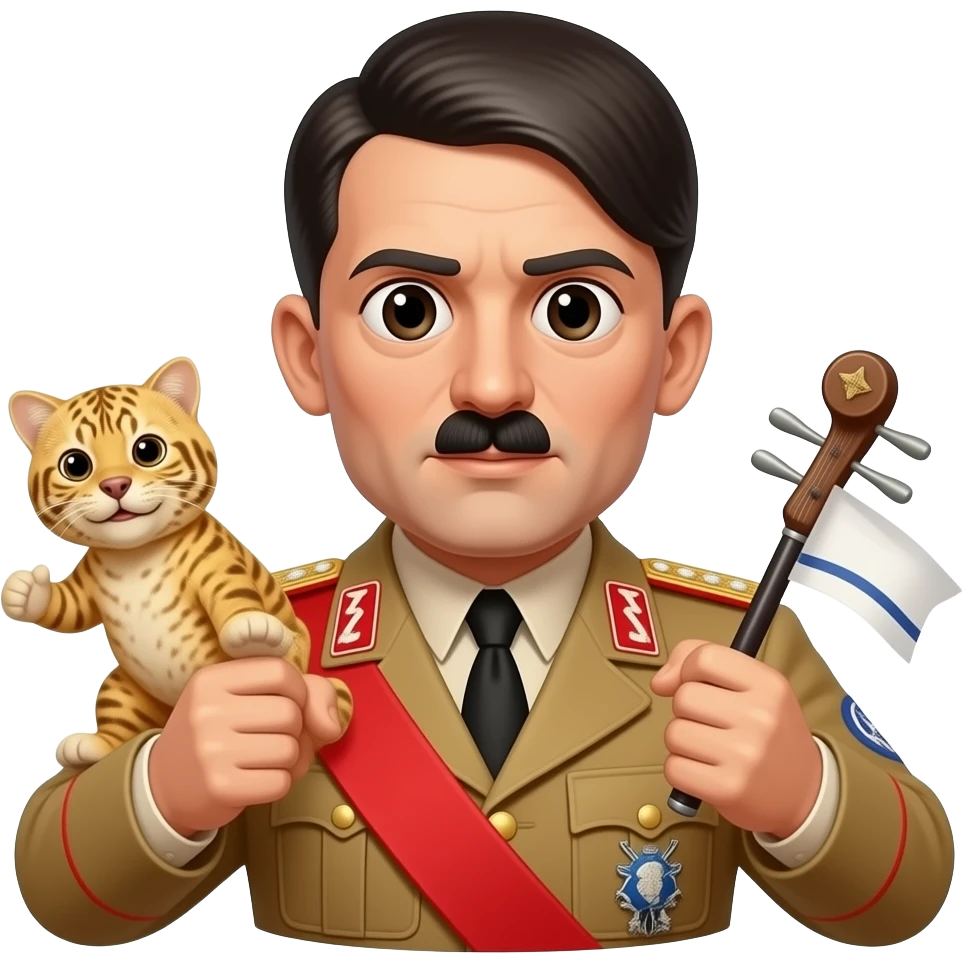 adolf hitler fait un feat avec ben laden  music spotif nomé  a la ben hitler emoji