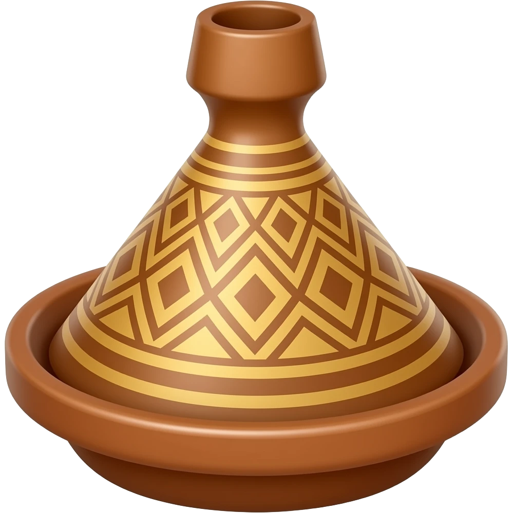 Tajine traditional Algerian kitchen tool emoji
